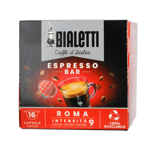 BIALETTI Roma 16 szt. - włoska kawa w kapsułkach