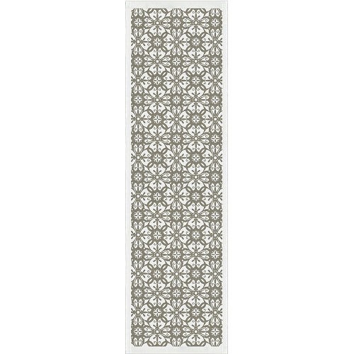 Bieżnik na stół bawełniany EKELUND OMNE BIAŁY 35 x 120 cm