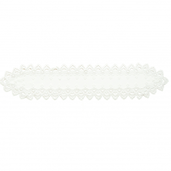 Bieżnik na stół poliestrowy JEDEKA GIPIURA 8139E ECRU 45 x 90 cm