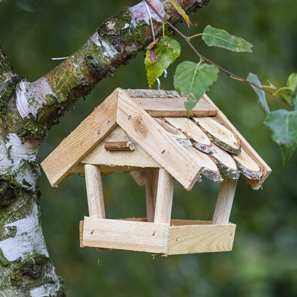 BIOOGRÓD Feeder - karmnik dla ptaków drewniany
