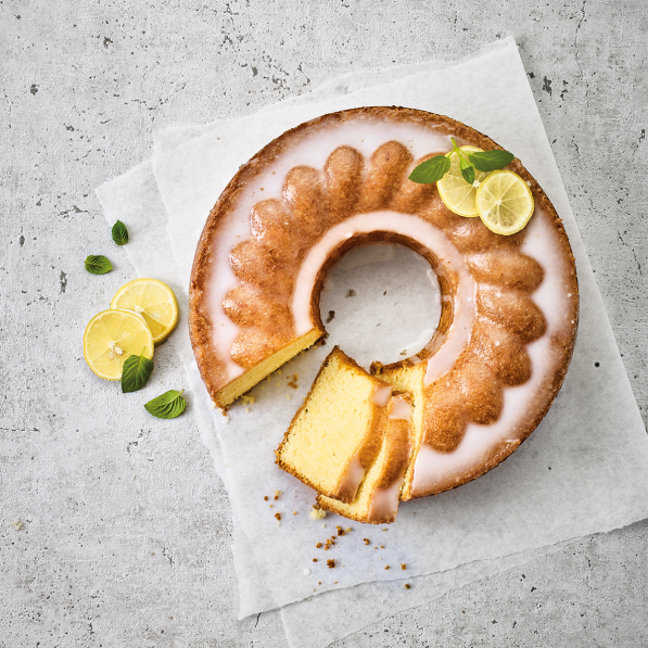 BIRKMANN Baker's Best 26 cm - tortownica okrągła z kominem ze stali węglowej