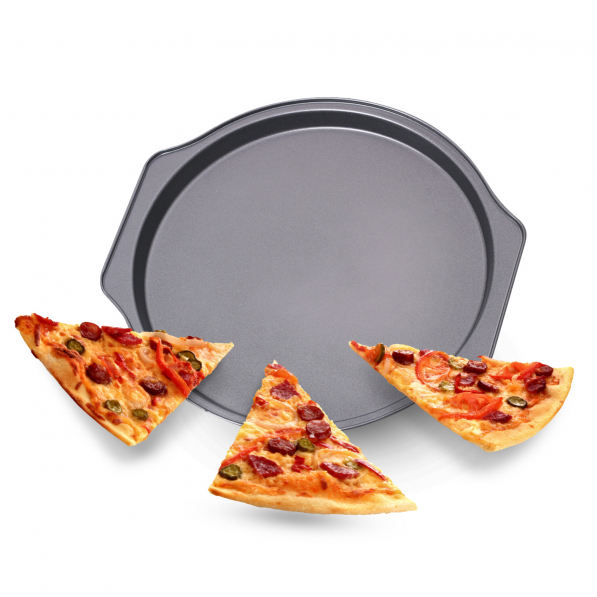 Blacha do pizzy ze stali węglowej KAMILLE 33,5 cm