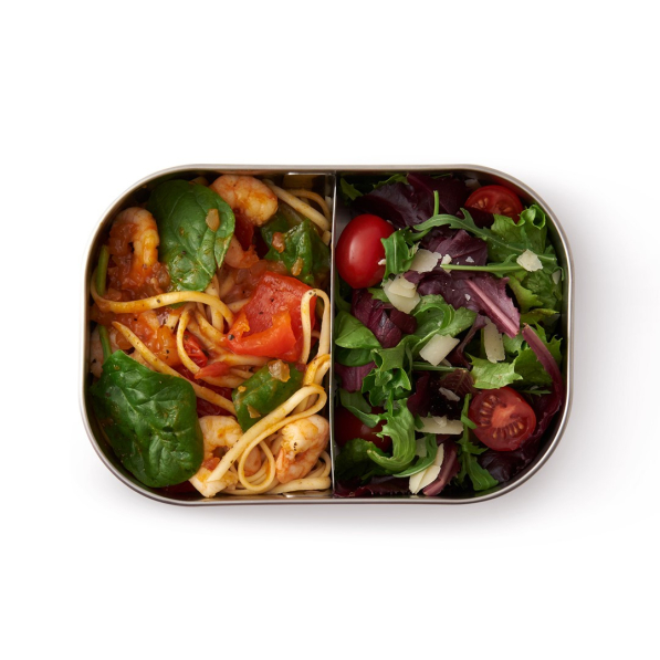 BLACK BLUM Box Appetit 3 w 1 steel 0,6 l - lunch box / śniadaniówka ze stali nierdzewnej z widelcem