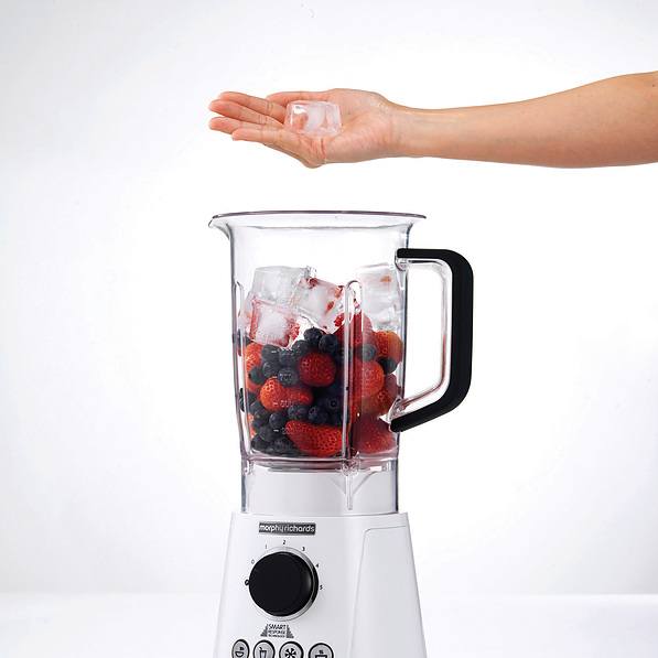 MORPHY RICHARDS Total Control 600 W biały - blender kuchenny kielichowy plastikowy