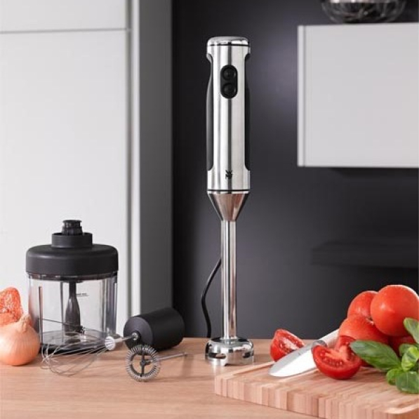 WMF El 4 w 1 700 W - blender kuchenny ręczny ze stali nierdzewnej z akcesoriami