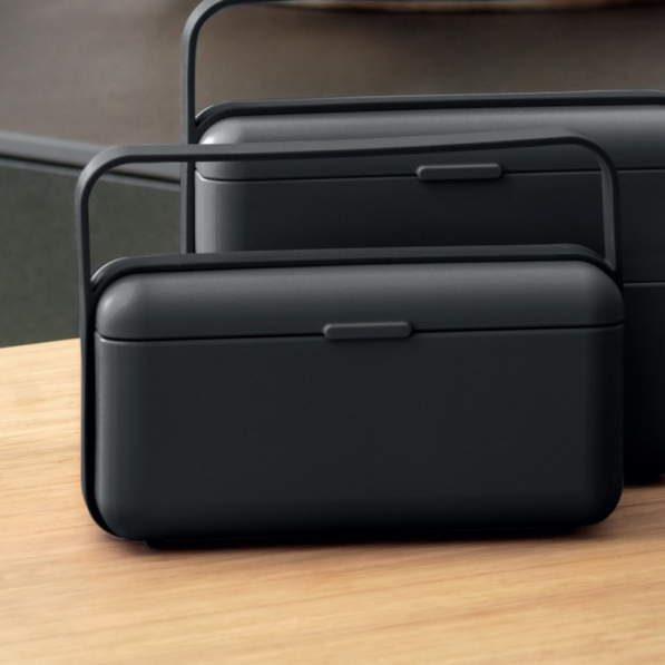 BLIM+ Create Bauletto - lunch box / śniadaniówka ze sztućcami trzykomorowa
