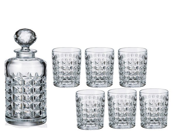 BOHEMIA DIAMOND Kpl.7cz whisky(karafka) 924674