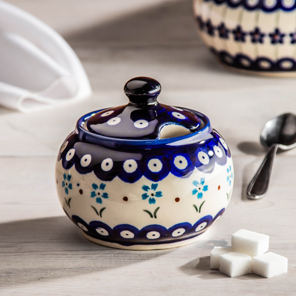 BOLESŁAWIEC GU-694 DEK. 168A 300 ml - cukiernica ceramiczna