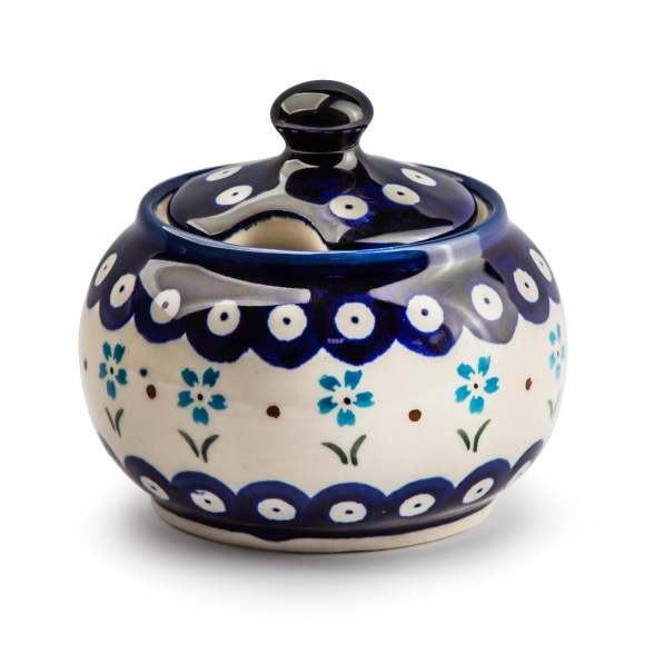 BOLESŁAWIEC GU-694 DEK. 168A 300 ml - cukiernica ceramiczna