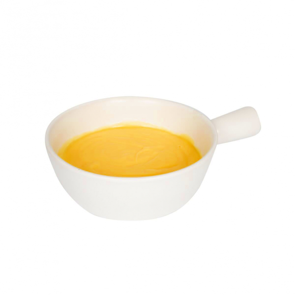 BOSKA Nero 1,3 l biały - garnek do fondue serowego ceramiczny