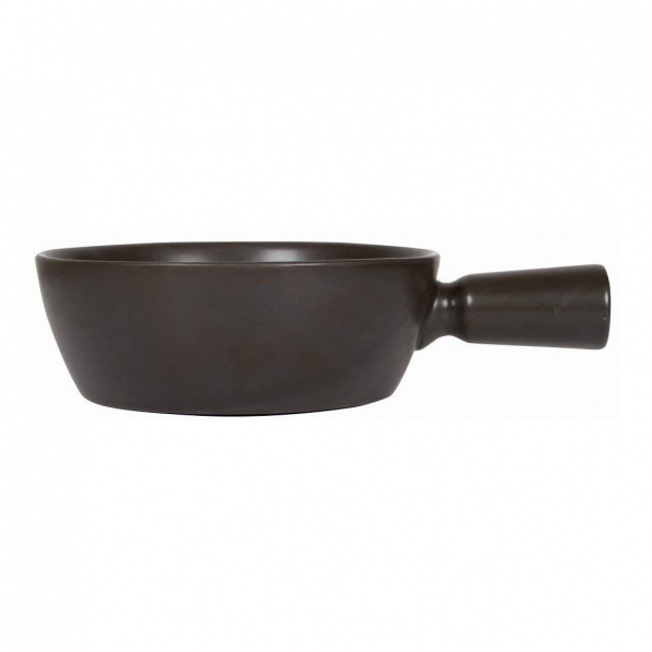 BOSKA Nero 1,3 l czarny - garnek do fondue serowego ceramiczny