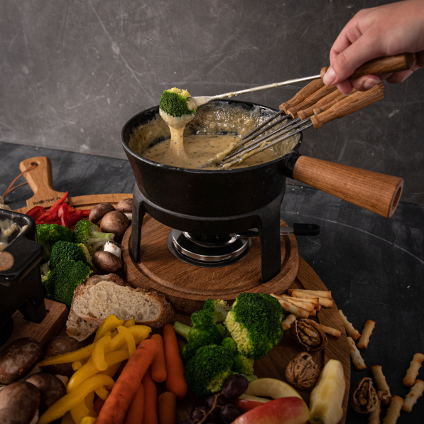 BOSKA Pro L 1,8 l - zestaw do fondue żeliwny