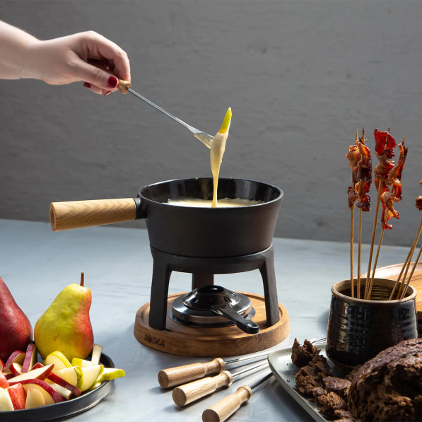 BOSKA Pro M 1,2 l - zestaw do fondue żeliwny