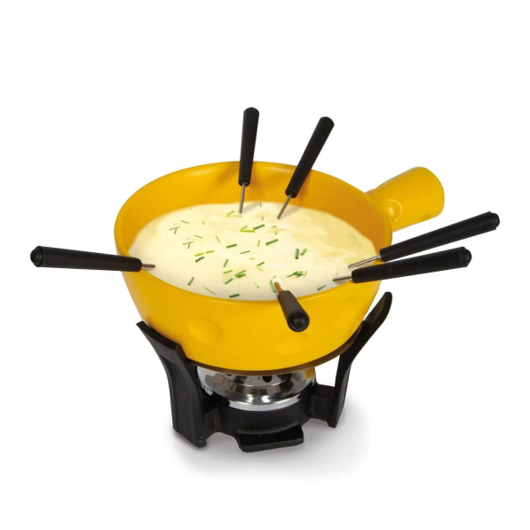 BOSKA Super Cheesy 1,3 l - zestaw do fondue ceramiczny