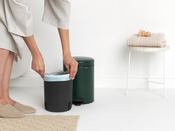 BRABANTIA Bagsy W 5 l 20 szt. białe - worki na śmieci plastikowe z taśmą