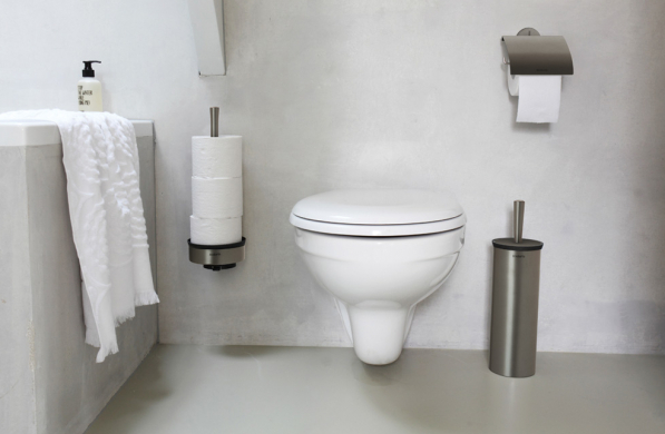 BRABANTIA Profile platynowy - stojak na papier toaletowy ze stali nierdzewnej