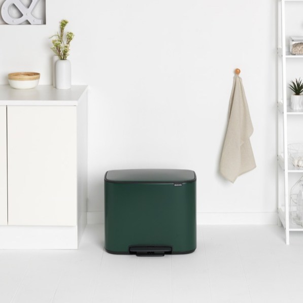 BRABANTIA Bo 36 l - kosz na śmieci ze stali nierdzewnej z pedałem