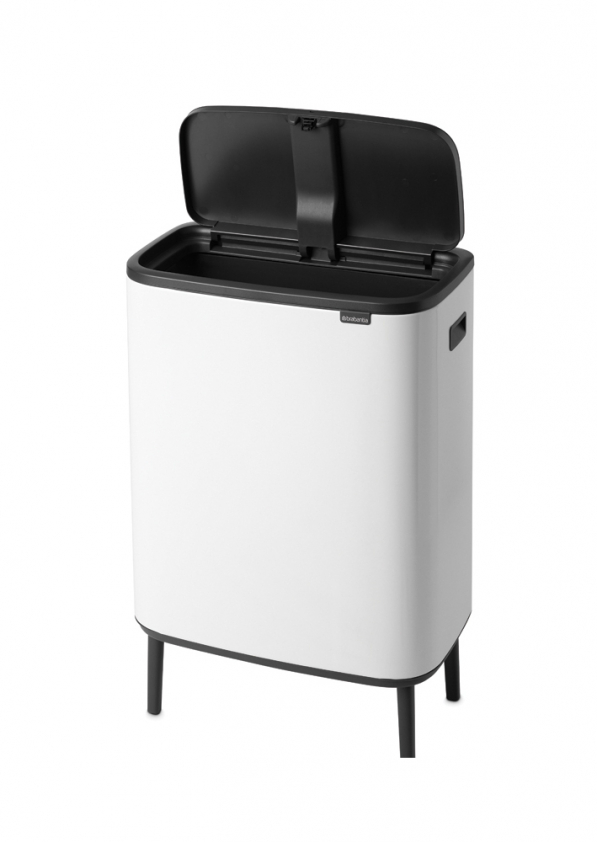 BRABANTIA Bo Touch Bin 60 l biały (130205) - kosz na śmieci plastikowy