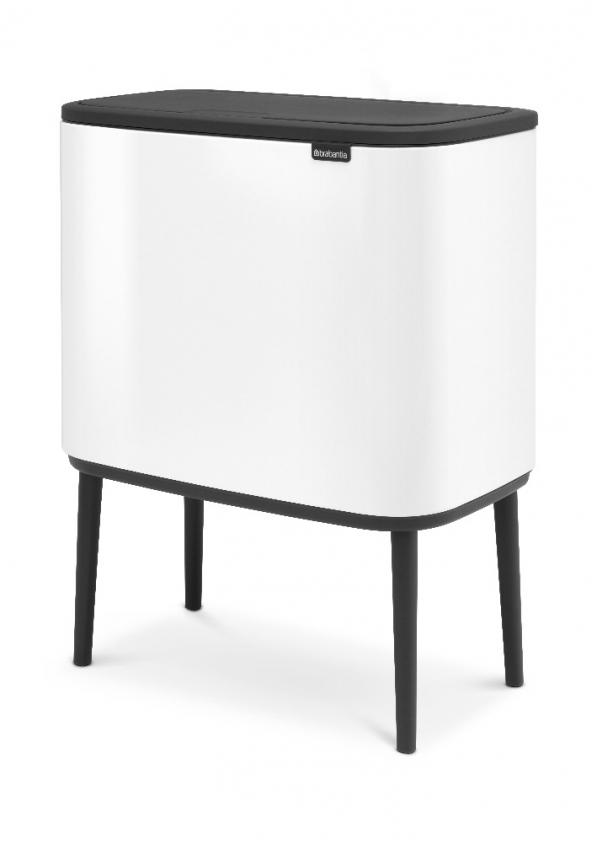 BRABANTIA Bo Touch Bin biały 36 l (313509) - kosz na śmieci ze stali nierdzewnej