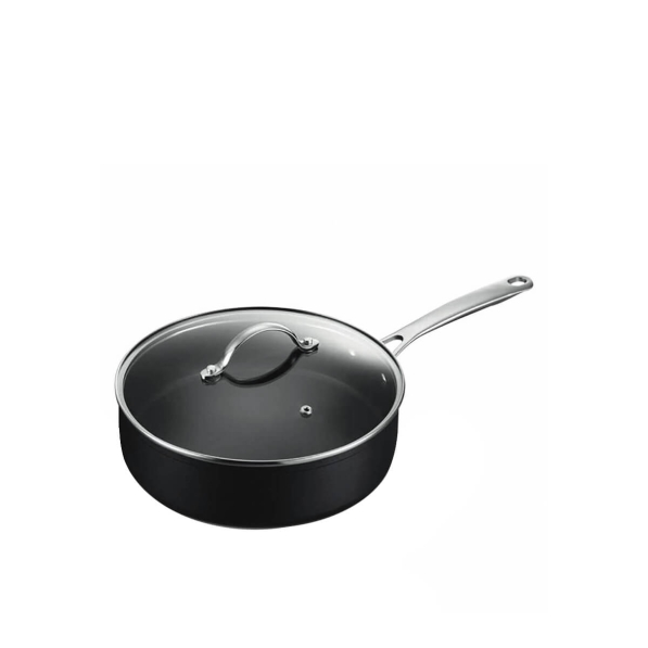 BRABANTIA Chrome 24cm patelnia głęboka nieprzywierająca z pokrywką