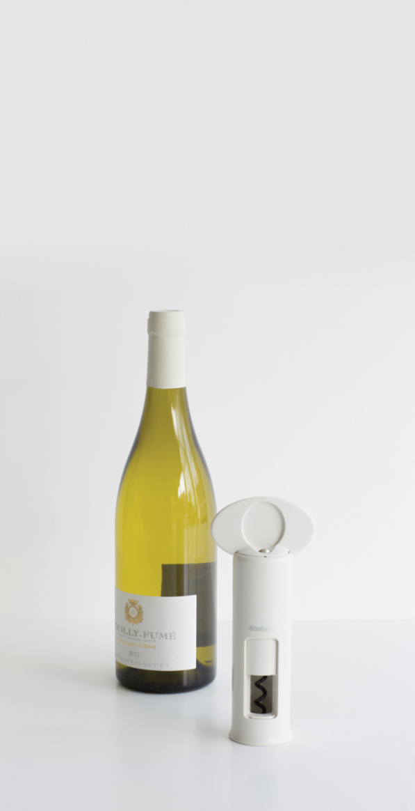 BRABANTIA Classic biały (297625) - korkociąg / otwieracz do wina plastikowy