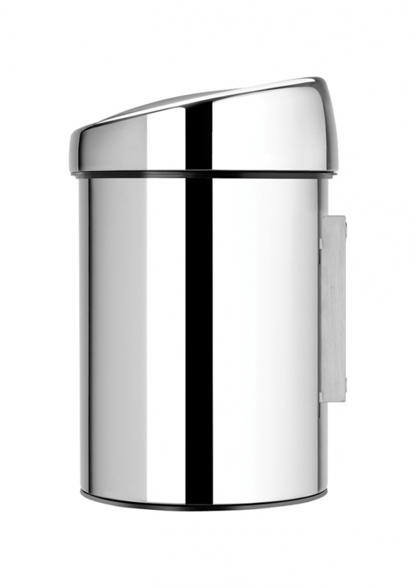 BRABANTIA Touch Bin 3 l srebrny - kosz łazienkowy podwieszany ze stali nierdzewnej