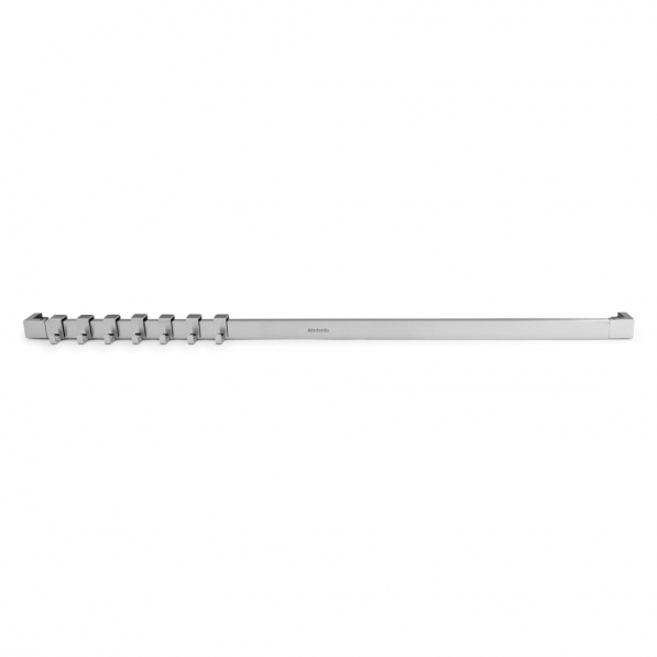 BRABANTIA Profile Line Non Stick 60 cm - reling / wieszak kuchenny ze stali nierdzewnej z haczykami