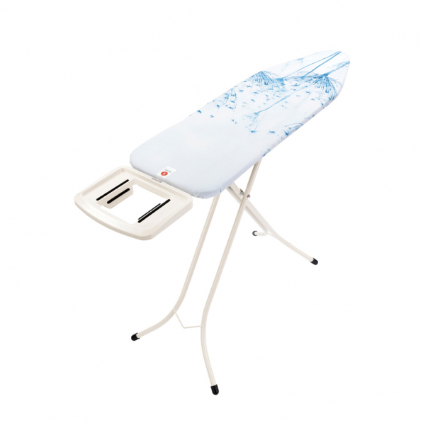 BRABANTIA Light To Go Cotton 124 x 38 cm biała - deska do prasowania ze stali nierdzewnej 