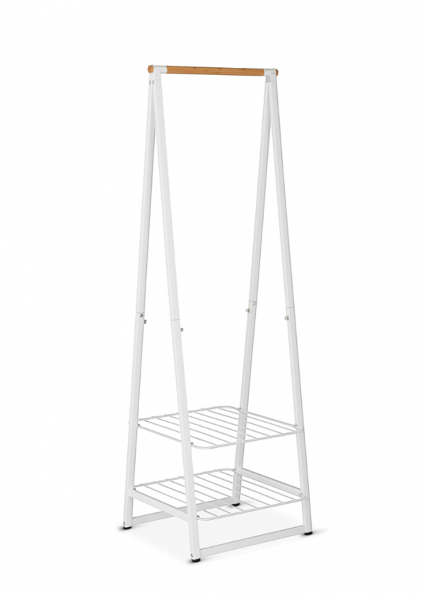 BRABANTIA Linn 60,6 x 190 cm biały - wieszak / suszarka na ubrania ze stali nierdzewnej 