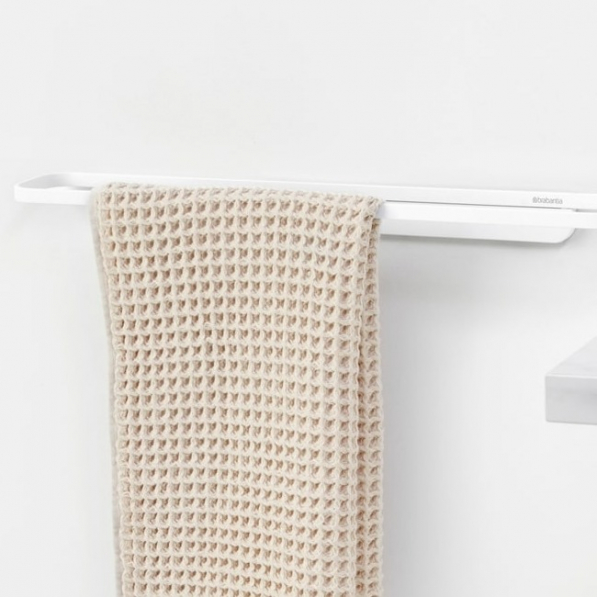 BRABANTIA MindSet 56 cm biały - reling na ręcznik ze stali nierdzewnej