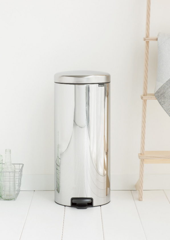 BRABANTIA Newicon 30 l - kosz na śmieci ze stali nierdzewnej z pedałem