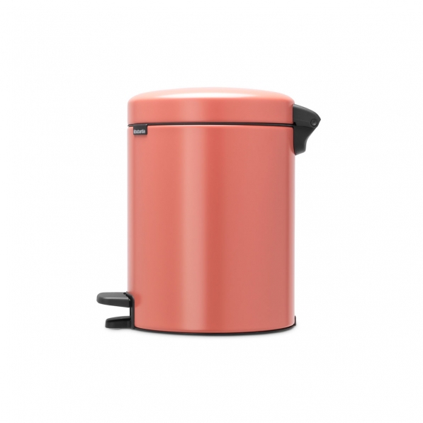 BRABANTIA Newicon 5 l różowy - kosz na śmieci do łazienki z pedałem ze stali nierdzewnej