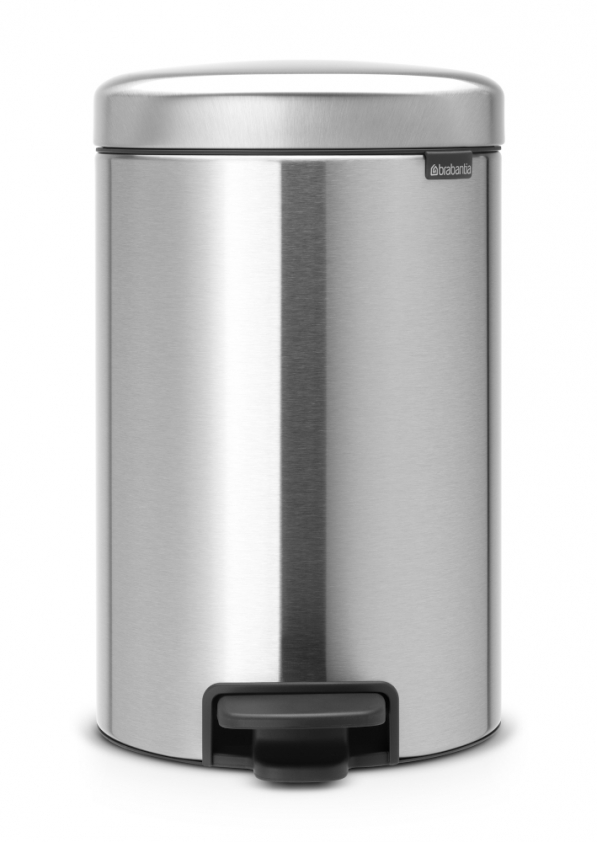 BRABANTIA Newicon Stalmat 12 l (113604) - kosz na śmieci ze stali nierdzewnej z pedałem