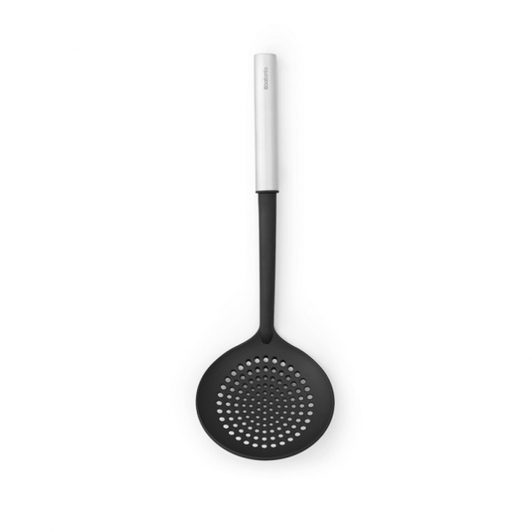 BRABANTIA Profile 2.0 Non Stick 34,9 cm czarna - łyżka cedzakowa / szumówka nylonowa