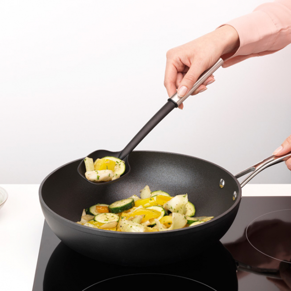 BRABANTIA Profile 2.0 Non Stick 35,3 cm czarna - łyżka kuchenna nylonowa