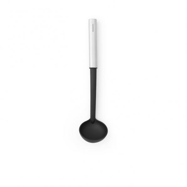 BRABANTIA Profile 2.0 Non Stick 32,5 cm czarna - chochla / łyżka wazowa nylonowa