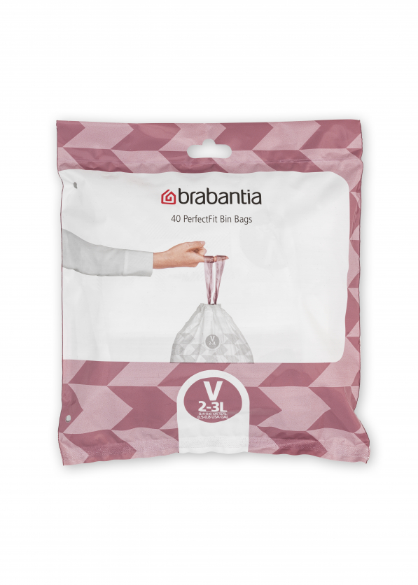 BRABANTIA PerfectFit 2-3 l 40 szt. - worki na śmieci