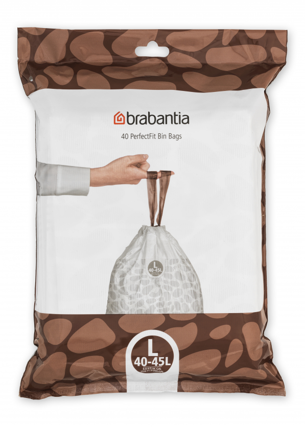 BRABANTIA PerfectFit 40-45 l 40 szt. - worki na śmieci