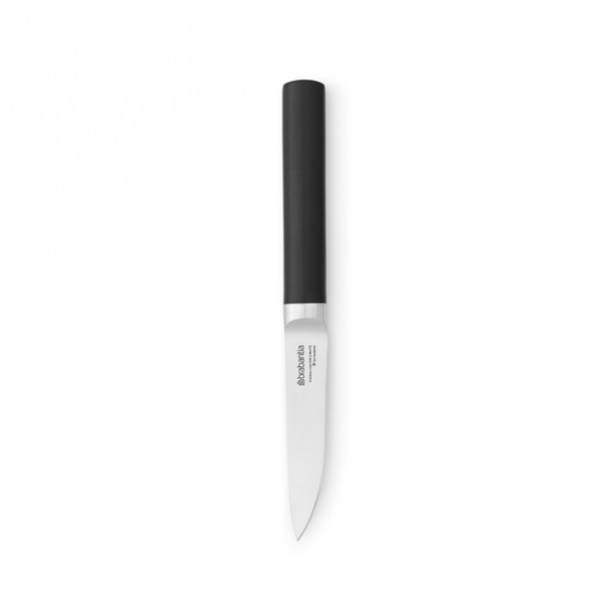 BRABANTIA Profile 20 cm czarny - nóż do warzyw i owoców ze stali nierdzewnej 