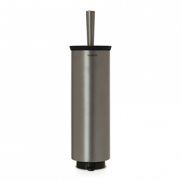 BRABANTIA Profile platynowa - szczotka do wc z pojemnikiem ze stali nierdzewnej