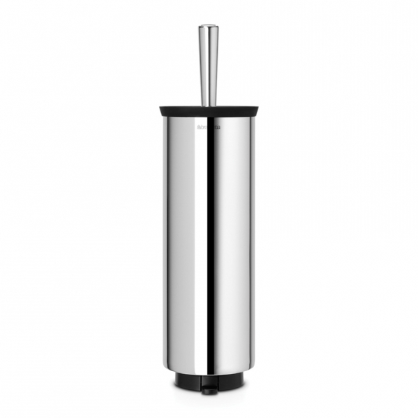 BRABANTIA Profile srebrna - szczotka do wc z pojemnikiem ze stali nierdzewnej