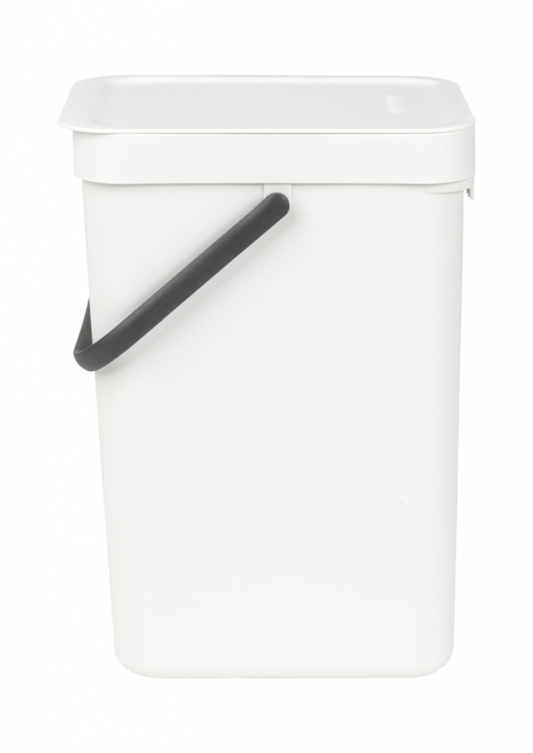 BRABANTIA Sort and Go biały 12 l (109782) - kosz na śmieci plastikowy