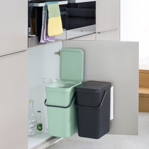 BRABANTIA Sort&Go 2 x 16 l - kosze do segregacji śmieci