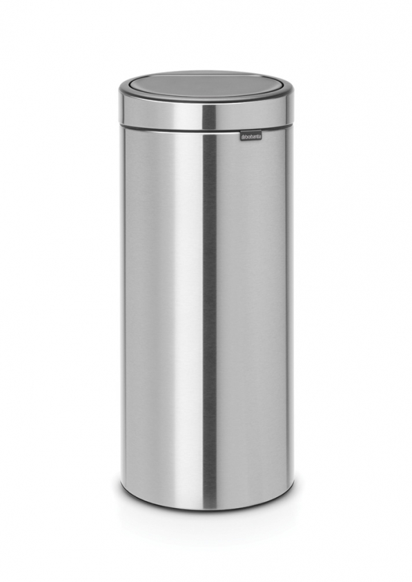 BRABANTIA Touch Bin 30 l - kosz na śmieci ze stali nierdzewnej