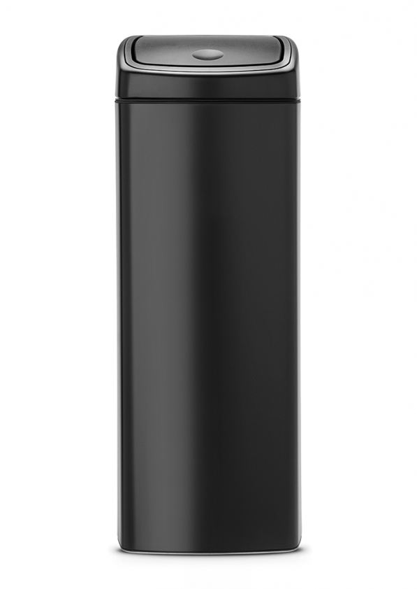 BRABANTIA Touch Bin czarny 25 l (415906) - kosz na śmieci ze stali nierdzewnej