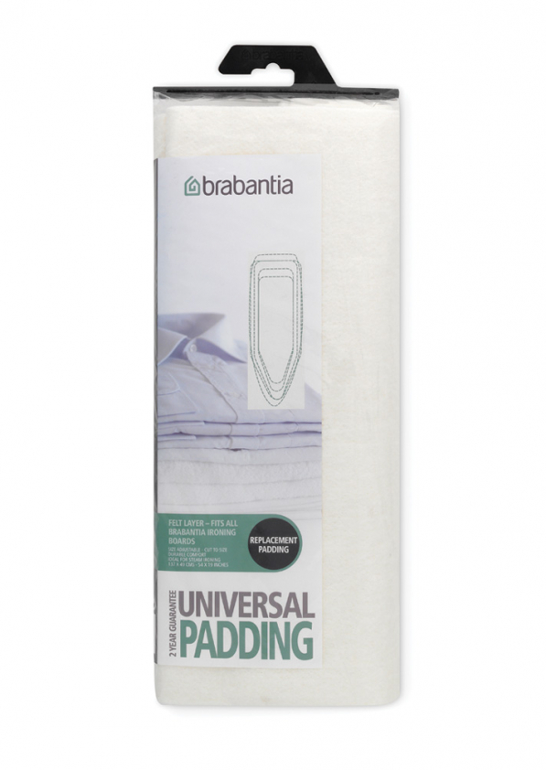 BRABANTIA Universal Padding 138 x 49,5 cm - podkładka pod pokrowiec na deskę do prasowania filcowa