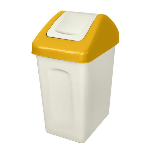 BRANQ Segregacja Plastik 25 l żółty - kosz na śmieci plastikowy
