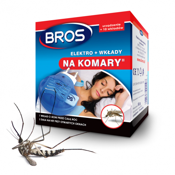 BROS Insects - elektofumigator na komary z wkładami