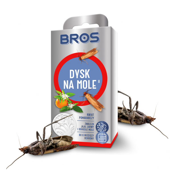 BROS Mole Kwiat pomarańczy - dysk na mole