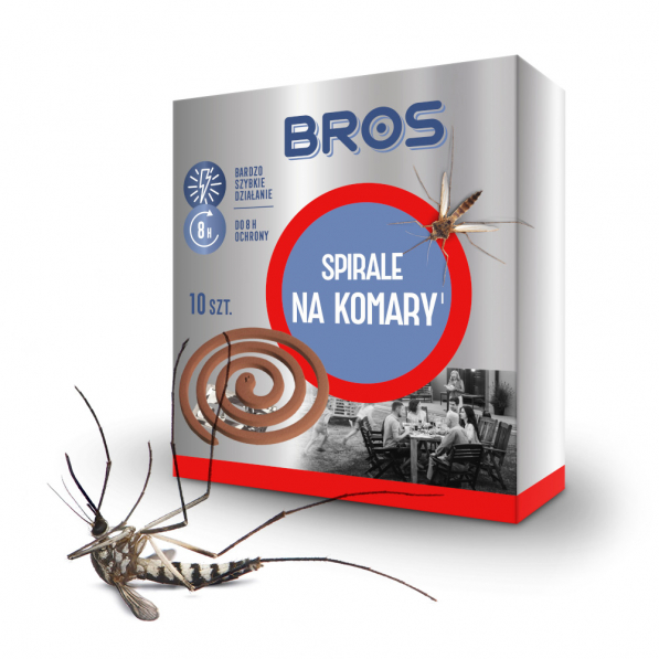 BROS Spiral 10 szt. - spirale na komary